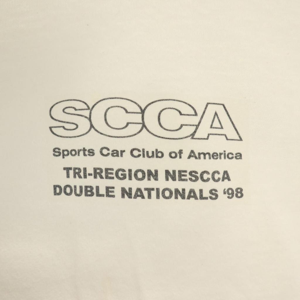 Anvil 90s Old USA Made Back Print SCCA Sports Car Short Sleeve T-shirt Men's Used