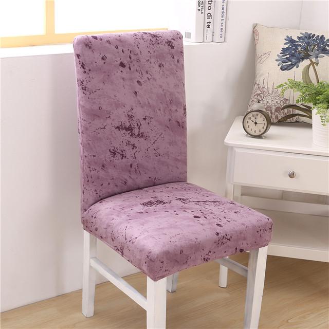 Floral Printing Chair Cover Removable Modern Elastic Banquet Seat Cover Chair Protective Case for Wedding Kitchen Dining Room