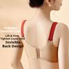 Full Cup Thin Style Without Steel Ring Plus Size Underwear Large Chest Small Sexy Lace Adjustment Shape Side Breast Bra
