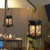 Outdoor Hanging Solar Lantern, Waterproof Rechargeable Decorative Lamp, Copper Wire Candle Light for Outside, Garden, Patio, Yard, Porch Decor