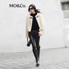 MO&Co. Women's Plush Drop-Shoulder Short Jacket