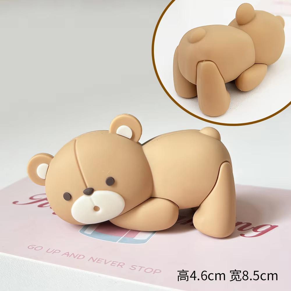 3D Bear HAPPY BABY Alphabet Cake Top Bear DIY Cake Decoration Baby Shower Cake Top Party Supplies