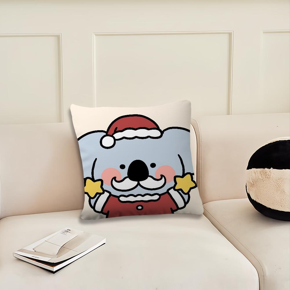 Cartoon Christmas Animals Cute cushion cover Pillow Cover Decoration Room Home Sofa living Office Car Nordic Simplicity