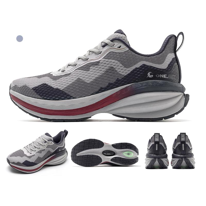 onemix Vysoká pánská běžecká obuv Nepromokavé tenisky pro outdoorové sporty Vycházková, joggingová treková obuv