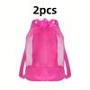 Beach Storage bag,Large Capacity Net Multifunctional Travel Backpack,sundries Toy Storage Bag