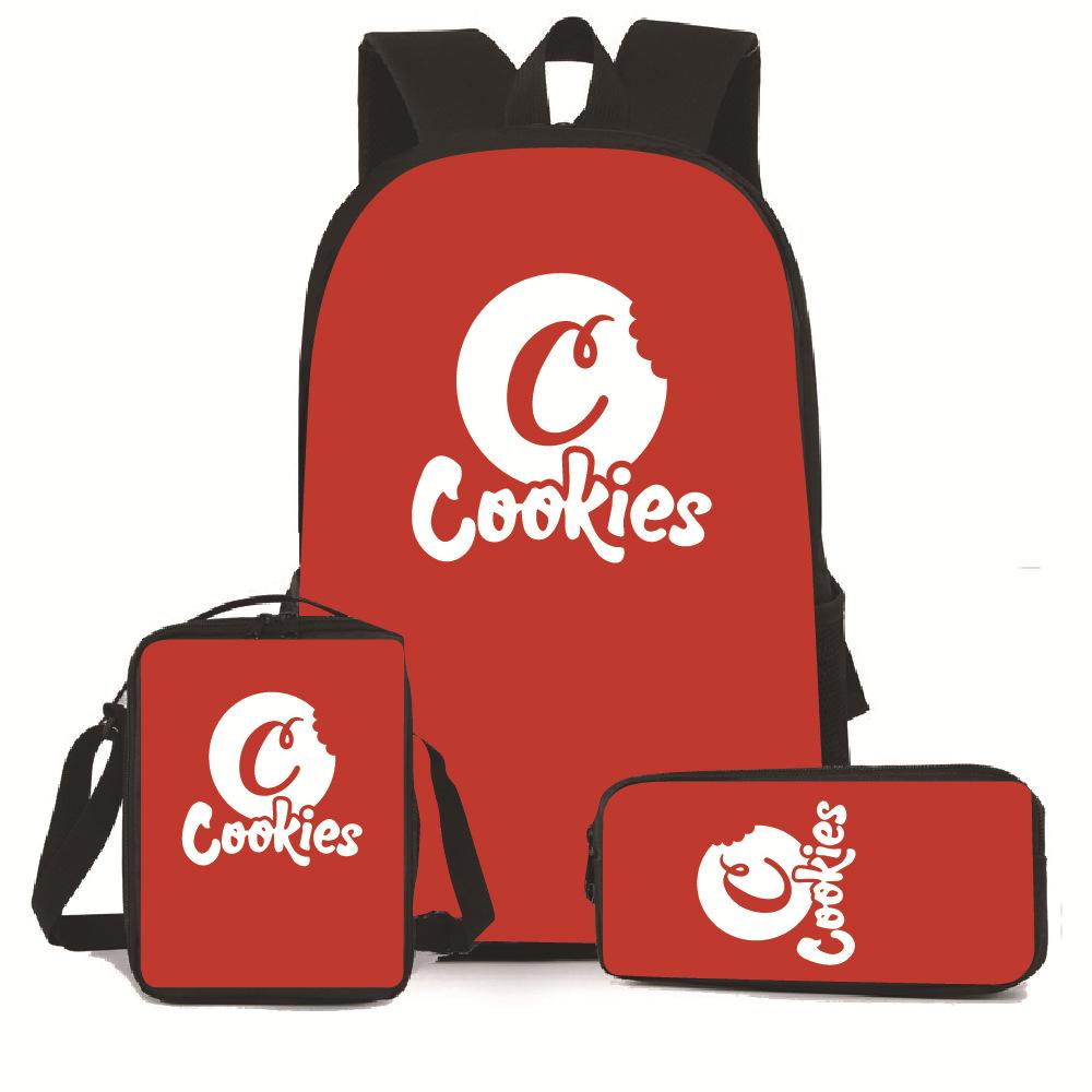 

Cooking Peripheral Backpack Travel Bag Computer Bag Shoulder Bag Pencil Bag Backpack Set Three-piece set