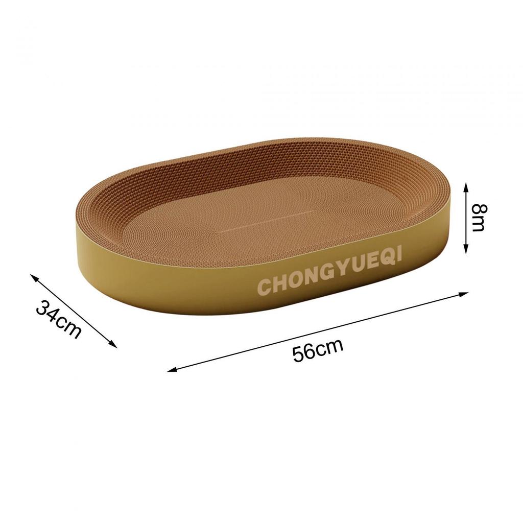 Cardboard Cat Scratcher, Scratch Bowl, Grinding Claw, Durable Recycle Board, Lounge Bed,