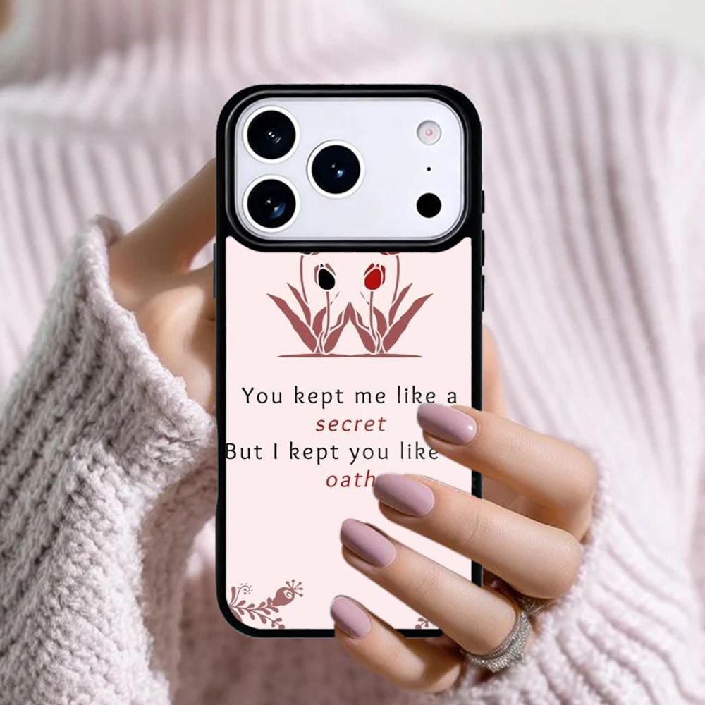 All Too Well Lyrics Phone Case For Apple iPhone 17 Air 16E 15 14 Plus 13 12 11 Pro Max Mini Funda Cover