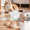 Puzzle Feeder Cat Interactive Stimulating Feeder Electric Teaser Toy For Training Eating Boredom Relief Indoor Outdoor Kitten