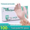 Durable Waterproof Food Grade PVC Gloves - Thick, Anti-slip for Dishwashing, Cleaning, and Cooking