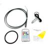 Car Interior Decoration RGB Led Light Strip App Control USB Music Rhythm Sensing Lamp Atmosphere Lights with Remote Control 12V