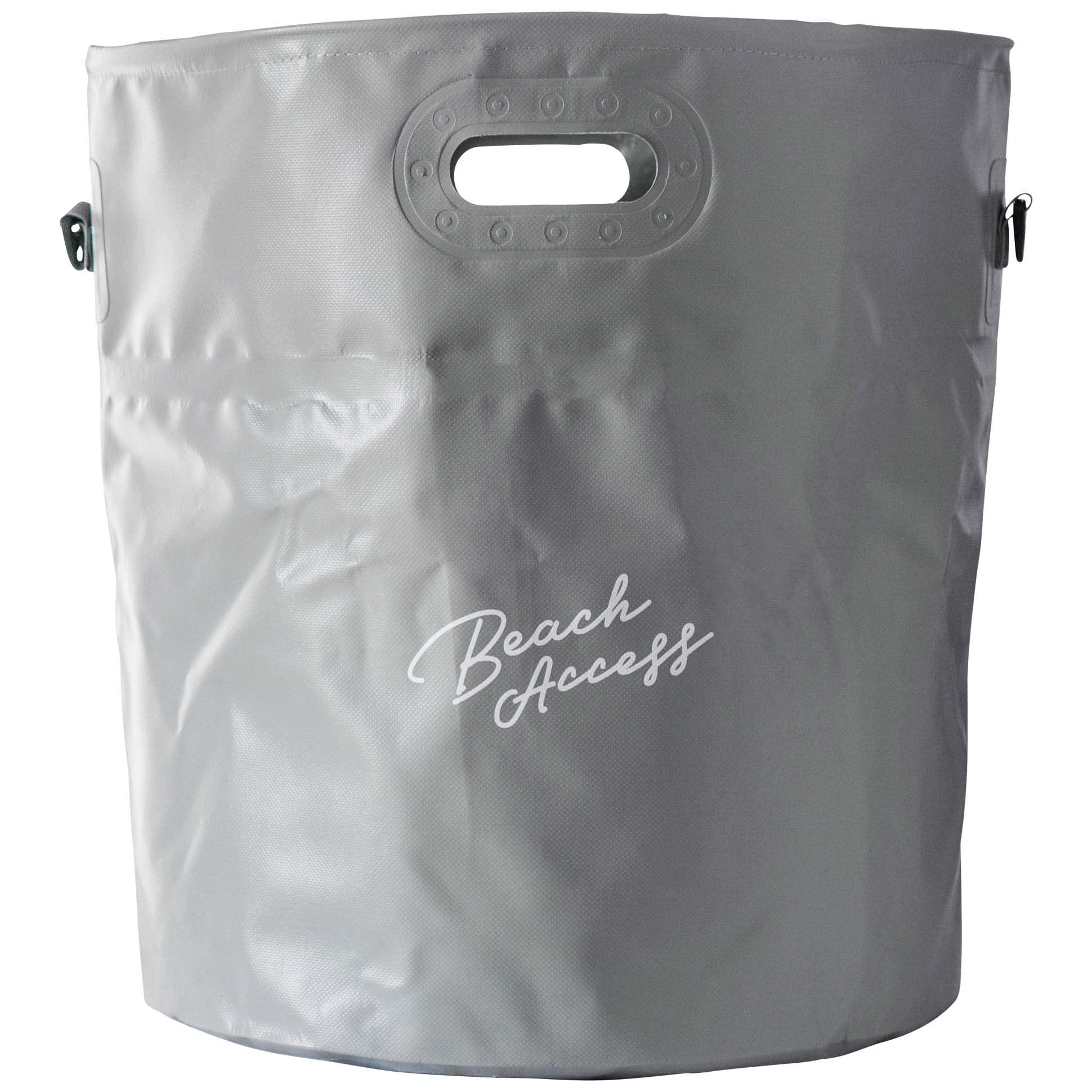 

Beach Access Large Capacity Portable Wet Lightweight Wet Bucket Outdoor Bucket for and Gray Surfer s Bag, 50L, Foldable, Large, (Multi-Purpose серый