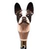 Boston Köpek Terrier Baş Sapı Oymalı Yürüyüş Ahşap Bastonu Hediye tasarımcısı