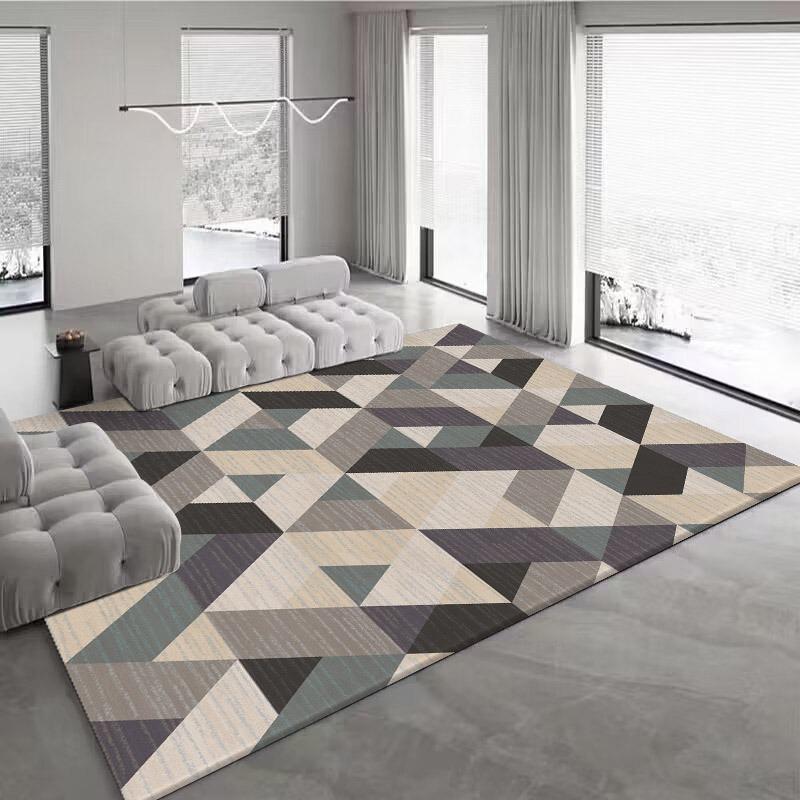Fashionable and high-end carpet, living room sofa and coffee table carpet, light luxury Nordic minimalist carpet