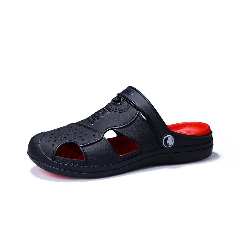 

Летние мужские шлепанцы с отверстиями, 2020 новинка, уличные сандалии, трендовая корейская версия, уличная обувь, пляжная обувь, сандалии 39