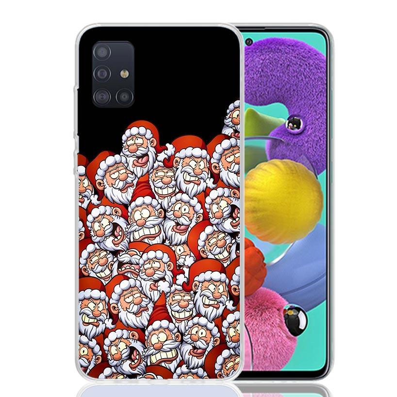 Christmas Santa Claus Present Phone Case For Samsung Galaxy A52 A42 A32 A22 A12 A51 A50S A40 A30S A20E A10S A41 A31 A21S A11 A72