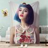 M-Melanie Martinez New Music Album Throw Lightweight 240G Flannel Blanket Soft Skin-Friendly For Summer Cooling