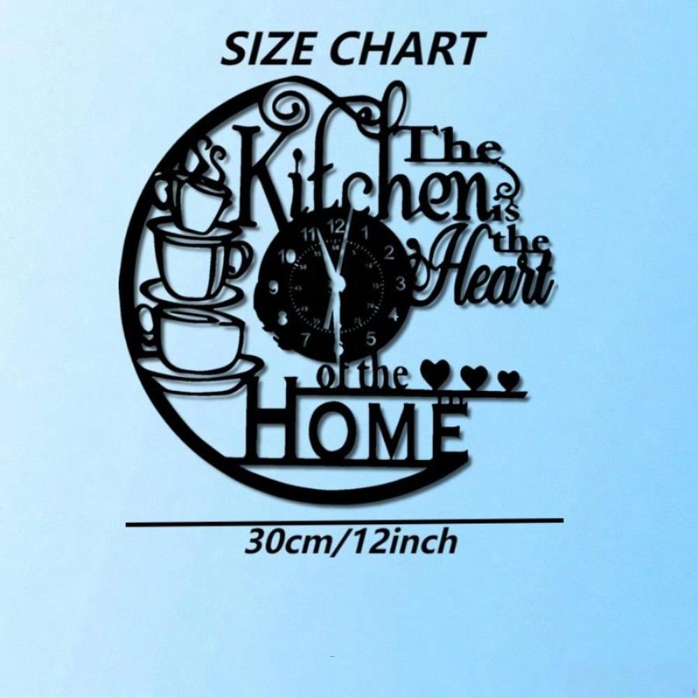 Декоративные Железные Настенные Часы Ретро Фермерский Дом Металлический Часовой Механизм Сердце Семьи Хэллоуин Рождество Новый Год Подарок разноцветный