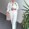 2024 Europe, America, Amazon cross-border women's clothing, new sports contrasting colors, casual and comfortable fashion loose pants