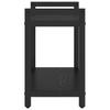 Bookshelf Black Oak Look 60 X 30 X 50 Cm Engineered Wood