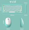 Bluetooth Wireless Keyboard and Mouse Up To 4 Devices US Compatible with [Multi-connection, 2.4GHz & 5.0] Set, Cute, Multi-pairing, Simultaneously,