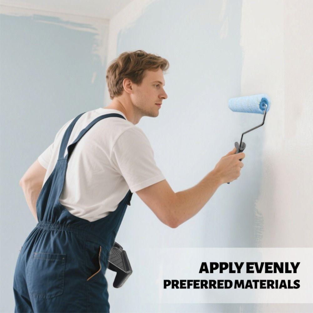 Wall Painting Paint Roller Kit Furniture Painting Paint Pan Roller Paint Brush Interior Decorating