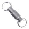 Titanium Quick-release Keychain Detachable Key Rings Key Holder for Waist Belt Bag Purse Outdoor Accessories Men Women