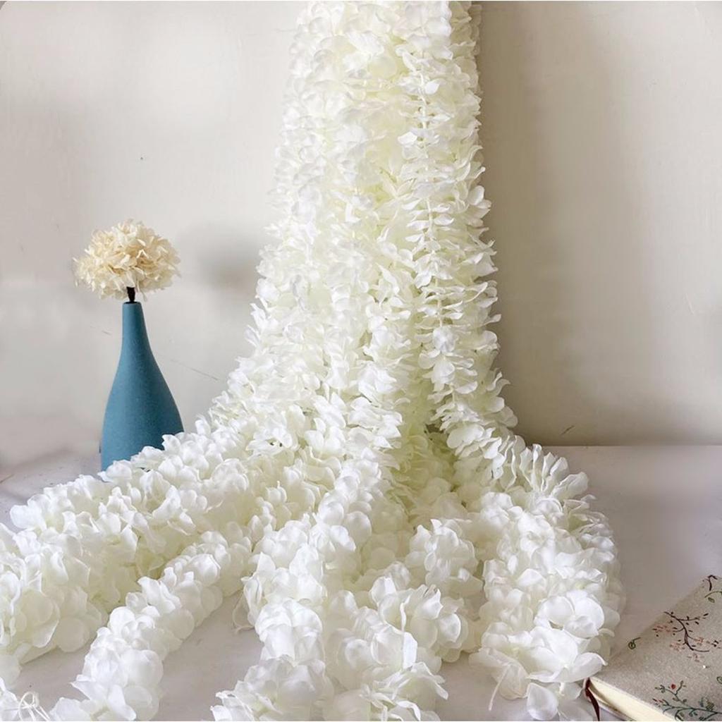 100cm Artificial Wisteria Vine Garland Plants Foliage Trailing Flowers Wedding