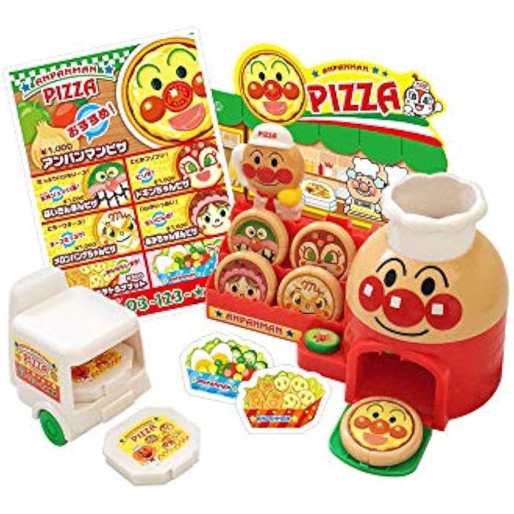 Sega FAVE (SEGA FAVE) Go Crazy On an Anpanman Bike! Anpanman Pizza Delivery Shop