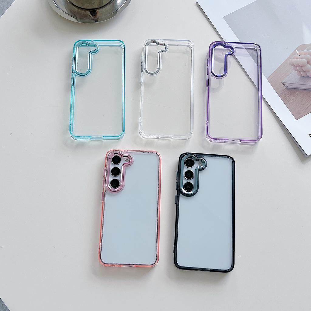 case for Samsung S26 S25 S24 S23 S22 ultra Simple and transparent tough case full coverage Shock Proof Anti-Fingerprint plain