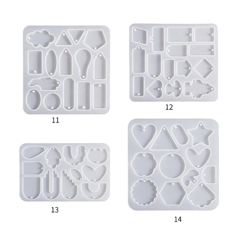 Creative Epoxy Casting Silicone Mould Kit for Jewelry Making Unique Resin Moulds