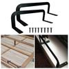 2 Pcs Mattress Retainer Bar Adjustable Bed Keep Mattress In Place Anti-skid Mattress Slide Stopper Wooden Bed Frame Mattress Stabilizers with Screws