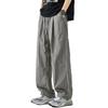 Ice silk pants men's casual loose straight summer thin quick-drying sports trendy brand drape wide-leg trousers