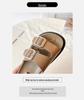 2026 Korean Style Leather Buckle Sandals for Girls - Casual Summer Outdoor Children's Birkenstock-Inspired Half-Closed Shoes