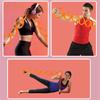 Portable Size Yoga Stretch Band 7 Ring Silicone Elastic Stretcher  Fitness Workout
