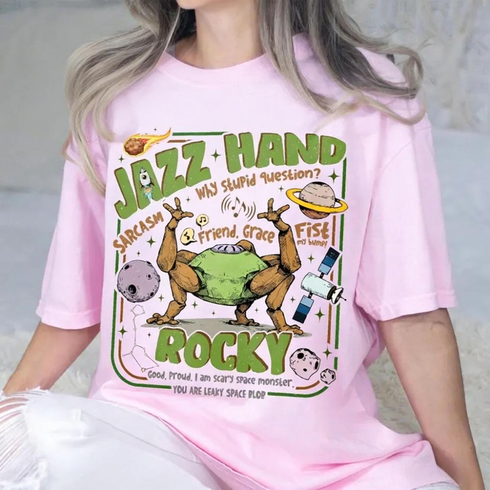 Amaze Amaze Amaze Shirt Jazz Hands Tee Rocky Grace Sci-Fi T-Shirt Hail Mary Book Inspired Gift Tshirt Men Women Tops S