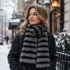 Windproof Winter Hat Scarf Set Thick Warm Plush Snood Scarf New Winter Hat Scarf  Women