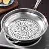 Deepen Wok Steamer Rust-proof Steaming Basket Cooker Rack Pot Steaming Tray  Dumplings