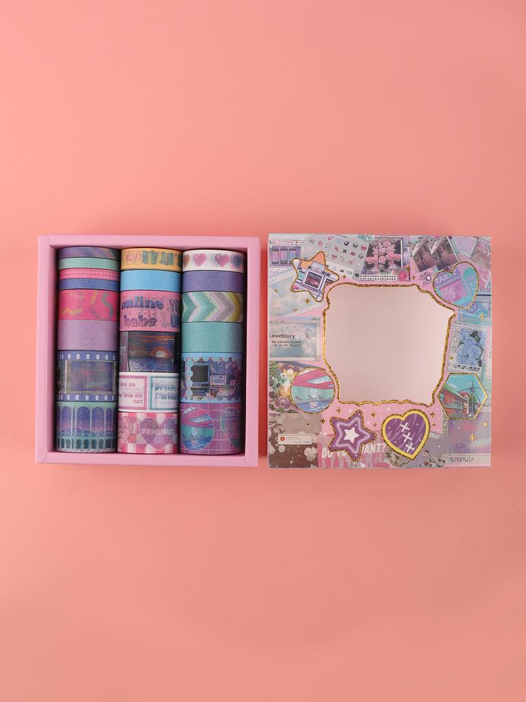 12 rolek/Pudełko Vintage Beauty Taśma Washi Taśma Papierowa Samoprzylepna Do Kreatywnego Journalingu Scrapbookingu I Dekoracji Scrapbooking Washi Tap