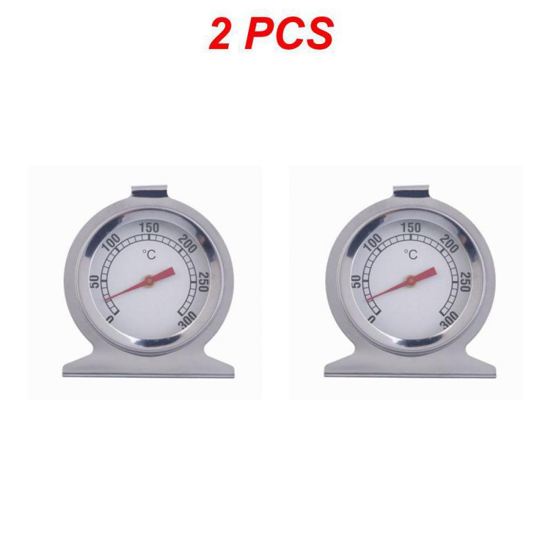 1/2PCS Stainless Steel Oven Cooker Thermometer Temperature Gauge Mini Thermometer Grill Temperature Gauge for Home Kitchen Food