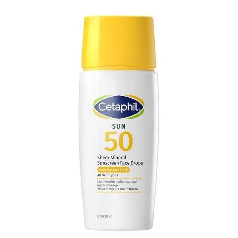 Cetaphil Sheer Mineral Liquid Sunscreen Unscented 50ml