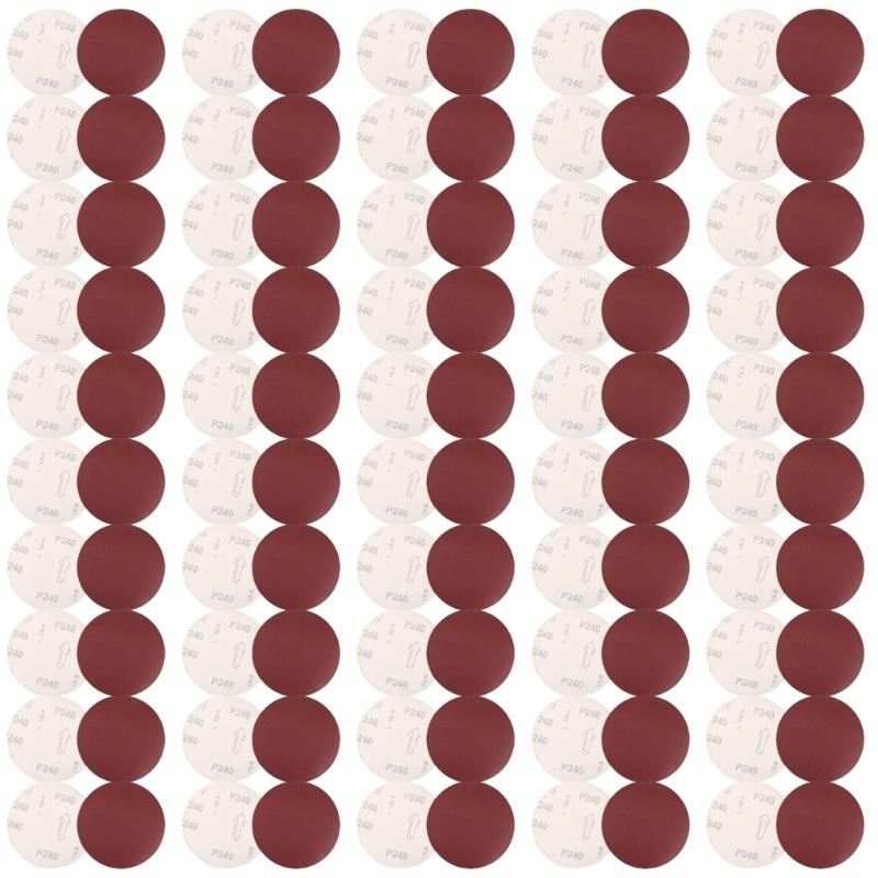 100pcs 125mm Abrasive Sanding Discs Sandpaper Pads Set for Angle Grinders Wood Metal Polishing Woodworking & Auto Repair