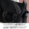 VITAFELICE Women's Mesh 3-Way Mini Backpack (ubb-sp-0279) (Black)