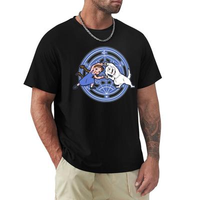 Fullmetal Alchemist T-shirt Blouse Rapper Grafische T-shirts Wijde Shirts Zomer Tops Korte Mouw T-shirt Mannen
