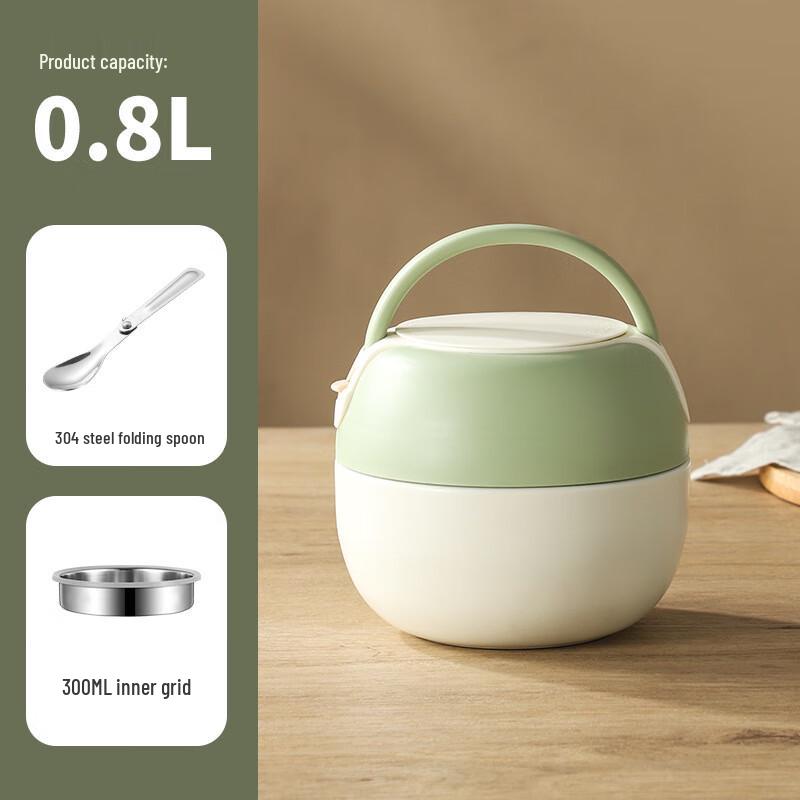 ZISIZ 3-Layer Portable Insulated Lunch Container