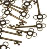30 Pieces Ethnic Key Hollow Charm Pendant Jewelry DIY Makings Gold