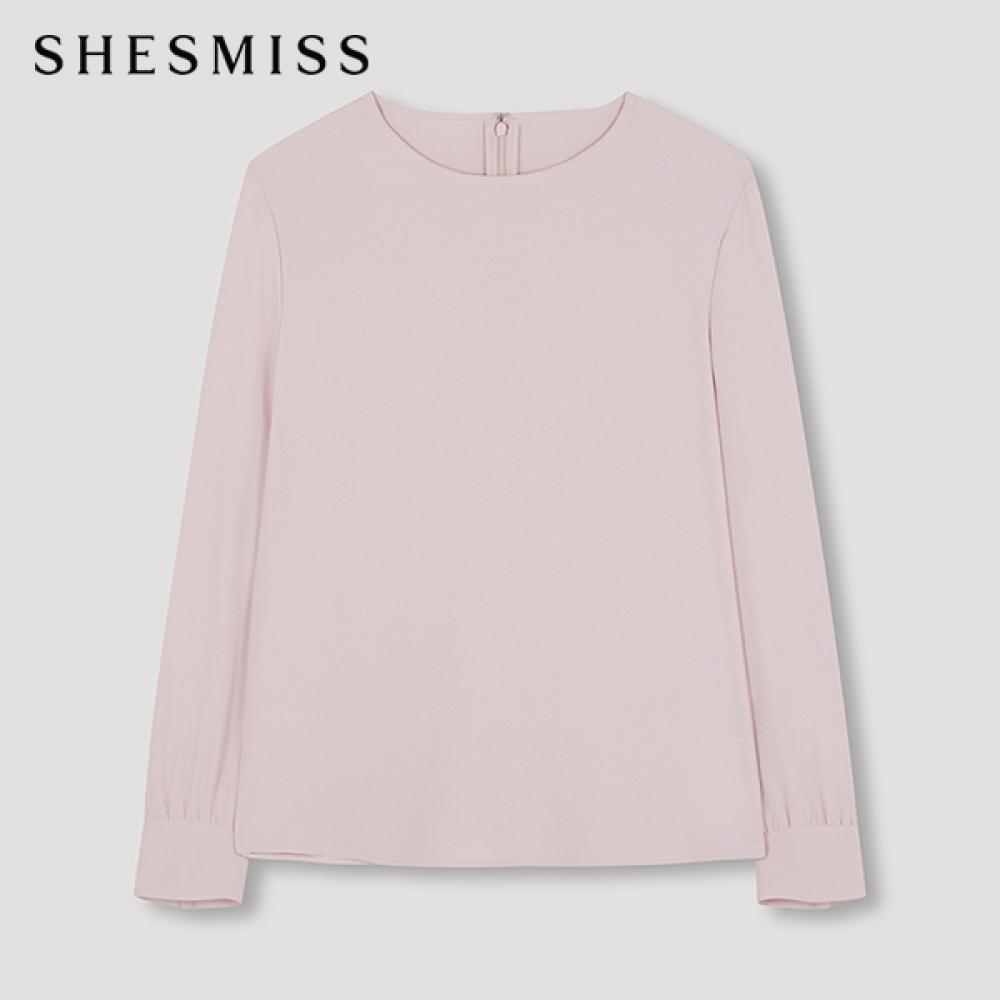 

She S miSS baSic Round blouSe Swwblo12520 Lp light pink/66