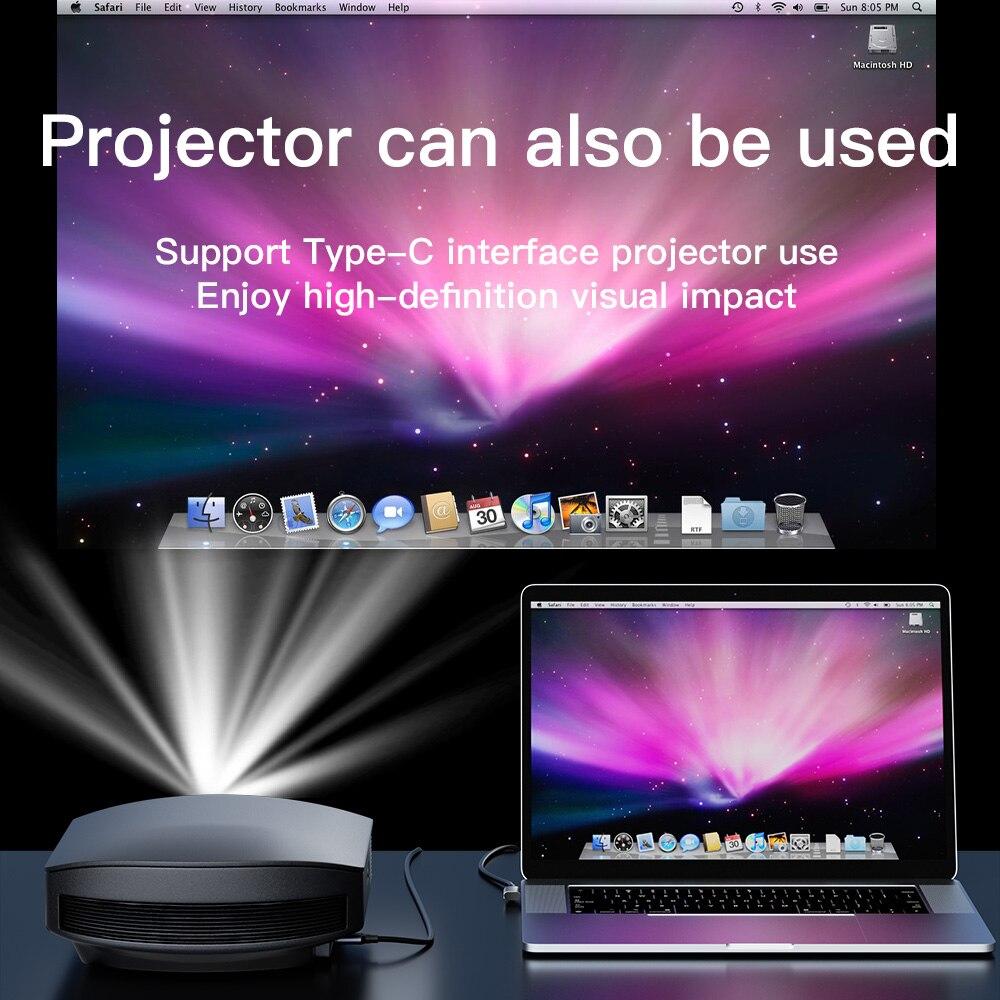 KEYSION USB4.0 40Gbps Data Cable USB C To Type C Thunderbolt 3 8K@60Hz Data Cable PD 100W 5A Fast Charging Cable for Macbook Pro