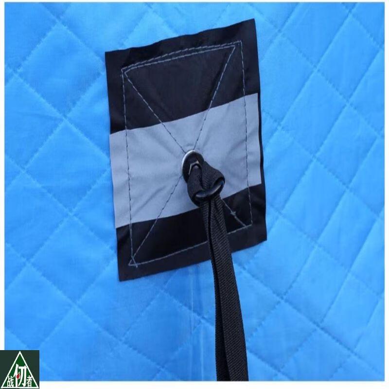 Ενισχυμένη Μονωμένη Σκηνή Ψαρέματος στον Πάγο με Θύρα Καμινάδας