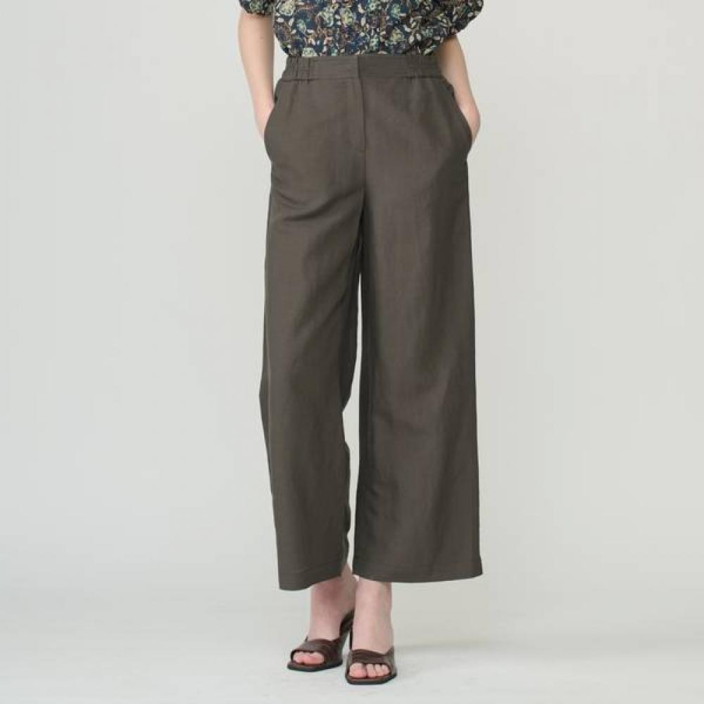 Bcbg Back Banded Wide Straight Pants B6m3p371